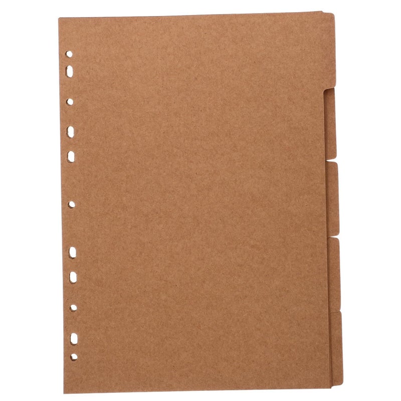 Durable 6 Color Binder Dividers with Index Tabs for Notebooks Planners School Office Use - Image 2