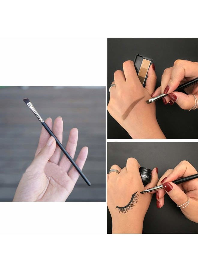 DogieLyn Slanted Ultra Thin Winged Eyeliner Brush Silicone Eye Liner Stencils Makeup Aid,Angled Eyeliner Brush Slanted-Small Thin Winged Liner Eyeshadow Eyebrow Tool (pink-3)  - Image 5