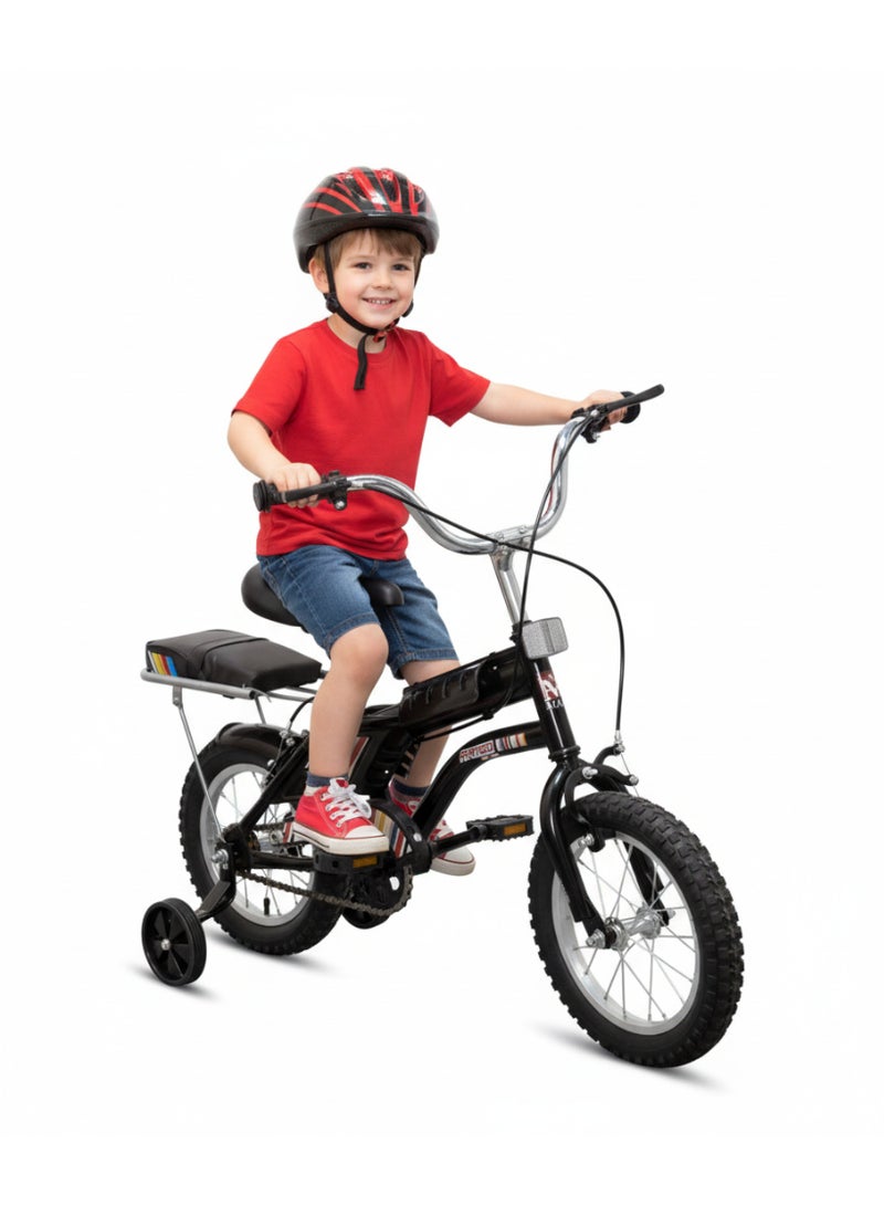 ماس دراجة رامبو مقاس 12 بوصة محسنة للأطفال مع عجلات جانبية - Image 1