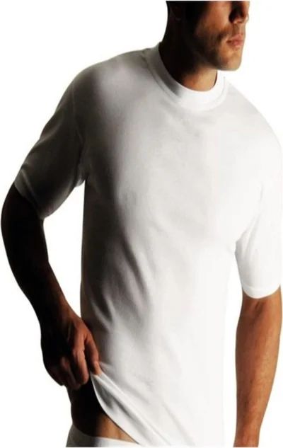 Yıldız Star Men's Doctor Collar Rib Undershirt - 3 Pieces