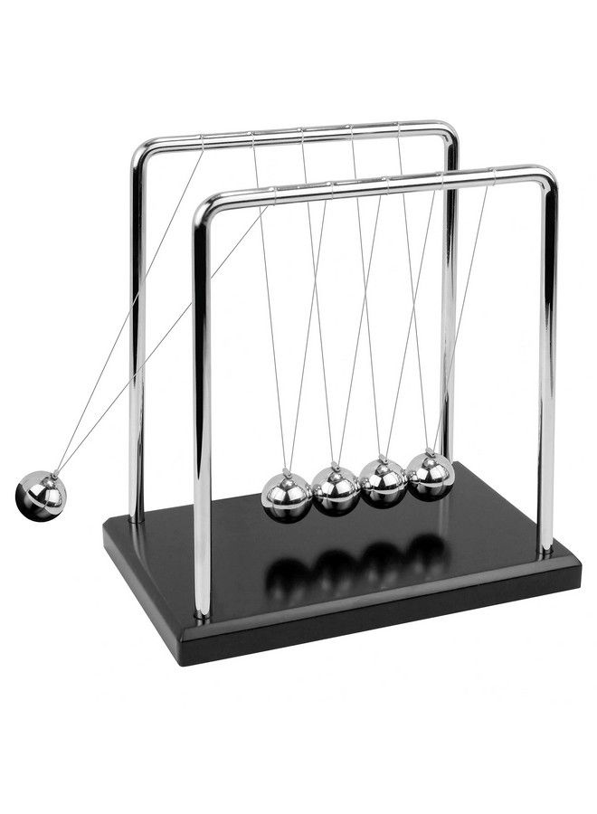 Sealive Newton Cradle Balance Ball Physics Desk Toy Science Fun & Stress Relief For Men And Women Helps With Thinking Concentration And Calm Down While Fidgeting Ideal For Office And Home - Image 2