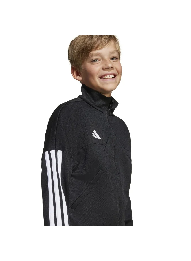 adidas أديداس جي هوت توب أسود جاكيت رياضي للأطفال