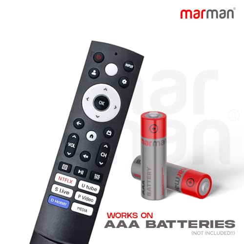 marman® Compatible with Hisense Smart Google Tv Remote Control Suitable for Ultra HD 4K LED TV Original Model ERF3T920H Non Voice Command - Match Remote Key by Key with Existing Remote Control - Image 4
