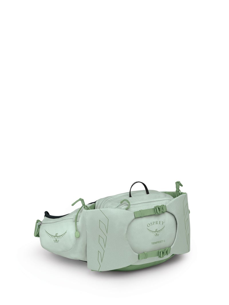 Osprey Tempest 6L Womens Lumbar Hiking Waist Pack Fanny Pack with Water Bottle Holders Frosty Mint GreenBotanica - Image 2