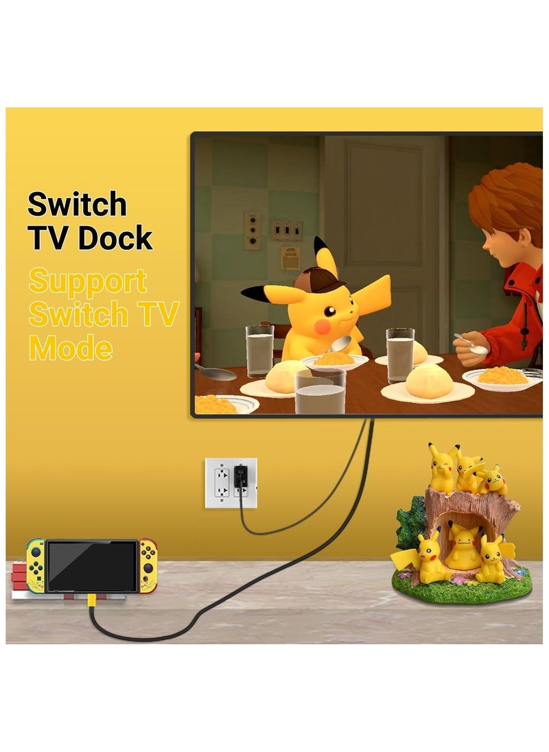 Type C to HDMI Cable 4K@30Hz USB-C to HDMI TV Conversion Cable for Switch/Switch OLED/Steam Deck Type C to HDMI TV Adapter with 100W PD Charging Port Compatibility with Phone/Laptop/Tablet - Image 5