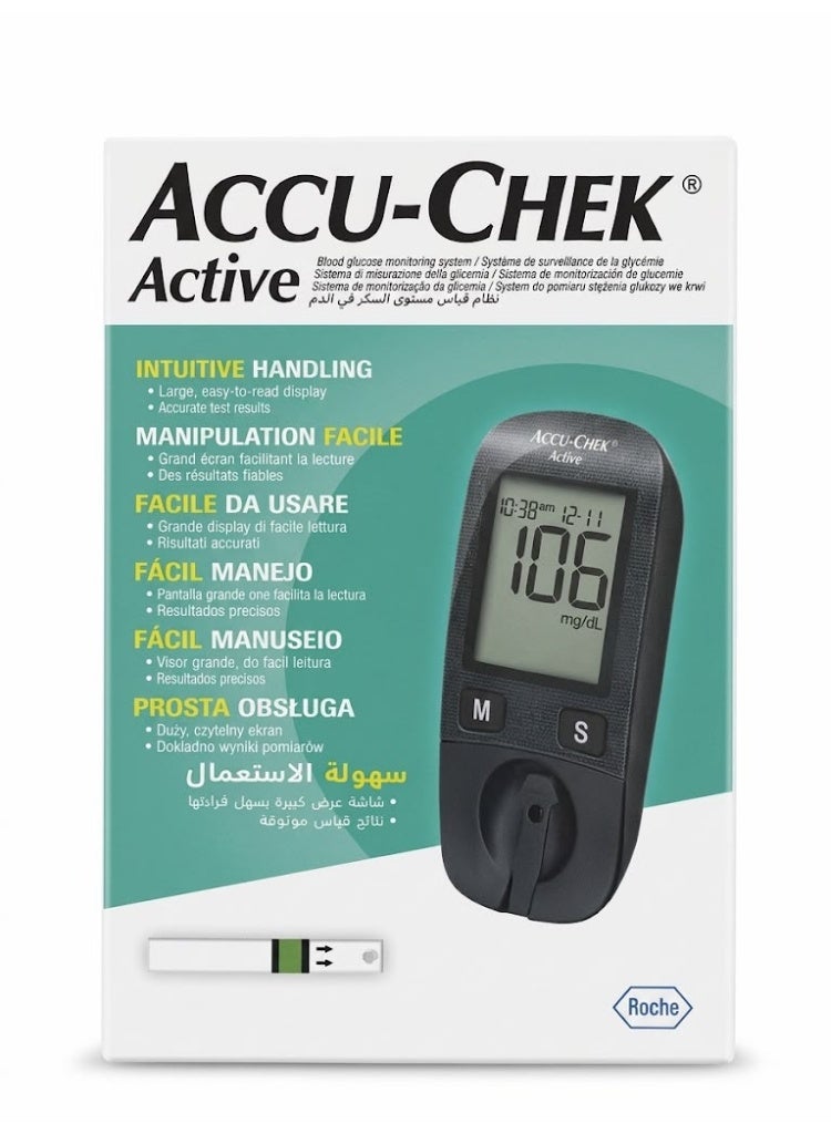 Accu-Chek Active Blood Glucose Monitoring System (Device without strips)