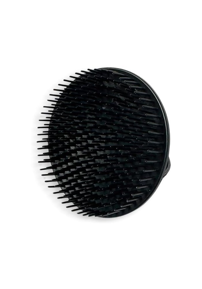Glitters Original Black Circle Hand Comb with Plastic Bristles - Image 2
