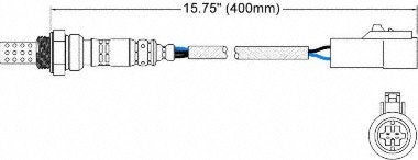 Walker Products 250-24301 4-Wire Oxygen Sensor - Image 2