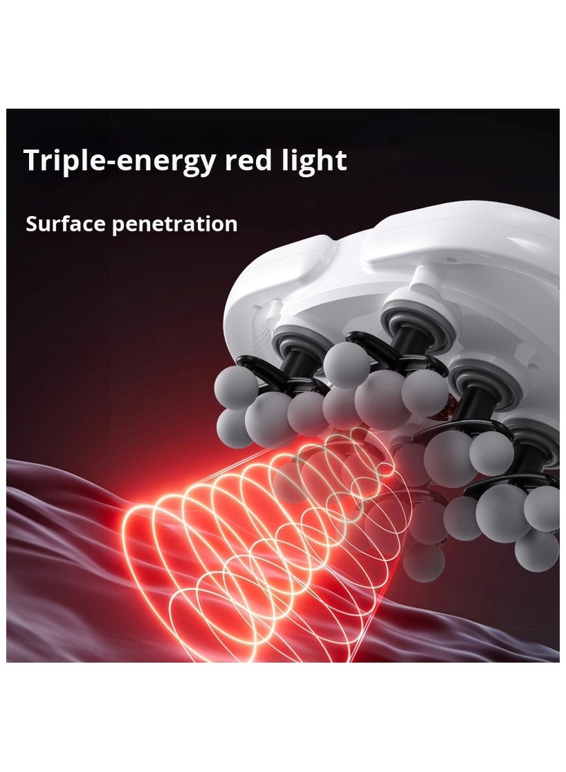 بلو فاير جهاز مساج احترافي للأنسجة العميقة مع 22 رأس تدليك، جهاز استرخاء العضلات اللاسلكي، مساج نابض عالي الطاقة 15 واط، لتخفيف آلام الظهر، الرقبة، الأرجل والجسم بالكامل، بطارية قابلة للشحن 2000 مللي أمبير، سرعات قابلة للتعديل 1200–3200 دورة/دقيقة - Image 4