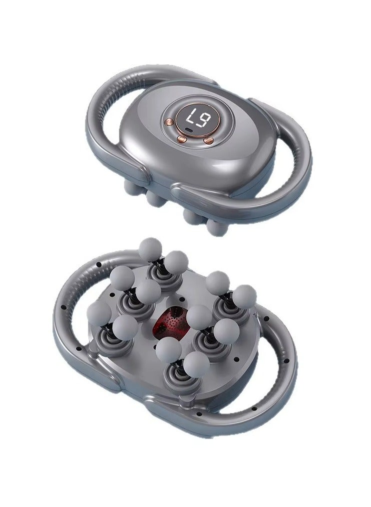 بلو فاير جهاز مساج احترافي للأنسجة العميقة مع 22 رأس تدليك، جهاز استرخاء العضلات اللاسلكي، مساج نابض عالي الطاقة 15 واط، لتخفيف آلام الظهر، الرقبة، الأرجل والجسم بالكامل، بطارية قابلة للشحن 2000 مللي أمبير، سرعات قابلة للتعديل 1200–3200 دورة/دقيقة - Image 1