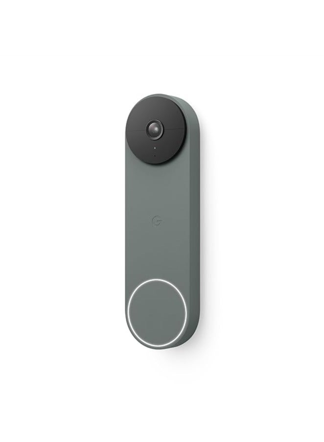 Google Nest Doorbell (Battery) - Wireless Doorbell Camera - Video Doorbell - Ash-‎GA02075-US - Image 1