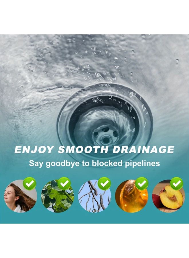 14Pcs Black Manganese Steel Drain Cleaner Cutter Head Set Rustproof Combination Tool Kit - Image 5