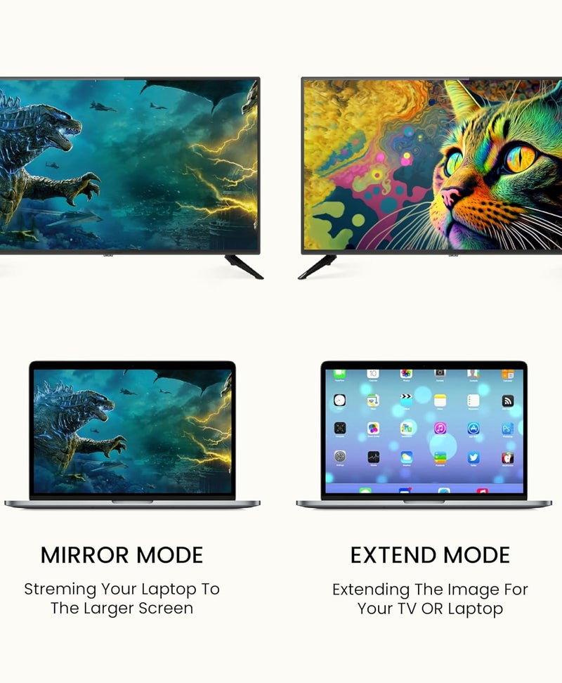 BlueRigger 6FT DisplayPort to VGA Cable - DP to VGA Monitor Cable, Uni-Directional, Male to Male, Compatible with Laptop, Monitor, Desktop, HDTV - Image 4