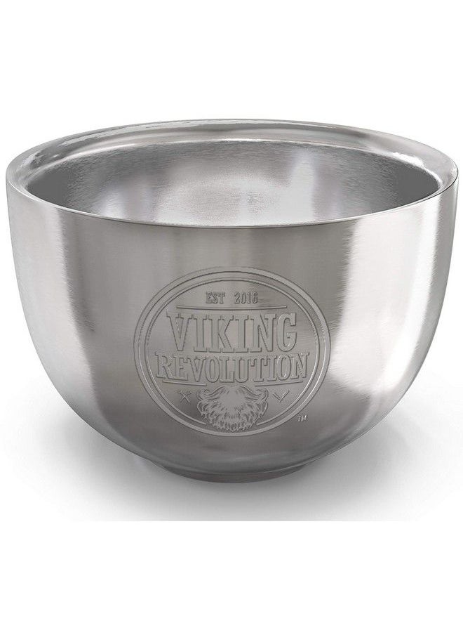 Viking Revolution - Stainless Steel Shaving Soap Bowl Shaving Mug For Shave Cream & Soap Double Layer Unbreakable Shaving Cup For Wet Shave - Image 1