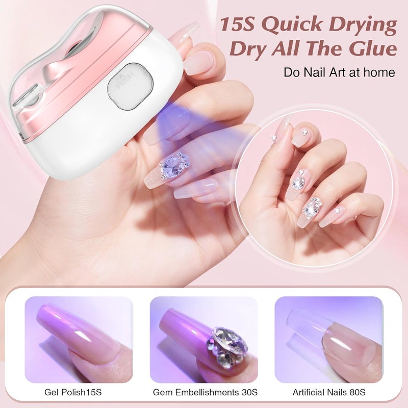 SJet Electronic Nail Clipper 4 in 1 Trimmer with Light, Polisher, UV Light & Nail Scraps Storage - Rechargeable Portable Kit for Baby, Kids, Seniors and Adult (White) - Image 4