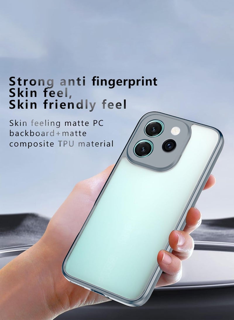 Wtech Oppo Reno15 Pro 5G / Oppo Reno15 Pro Mini 5G 2026 Hybrid TPU Silicone with Raised Camera Slim Armour Case Cover (MCAPSA) - Clear/Grey - Image 2