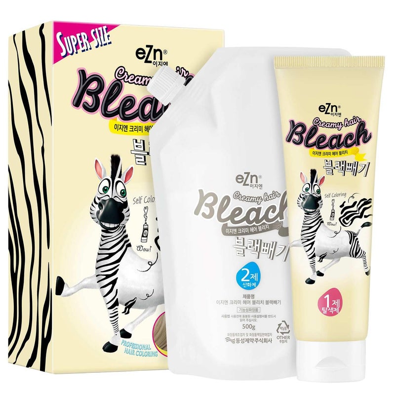 Super Rich Cream Hair Bleach 25oz Permanent Hair Color Formulated with Marula Seed Oil High Lifting Self Coloring Hair Minimal Damage Jojoba Seed Oil Argan Kernel Oil Super Size
