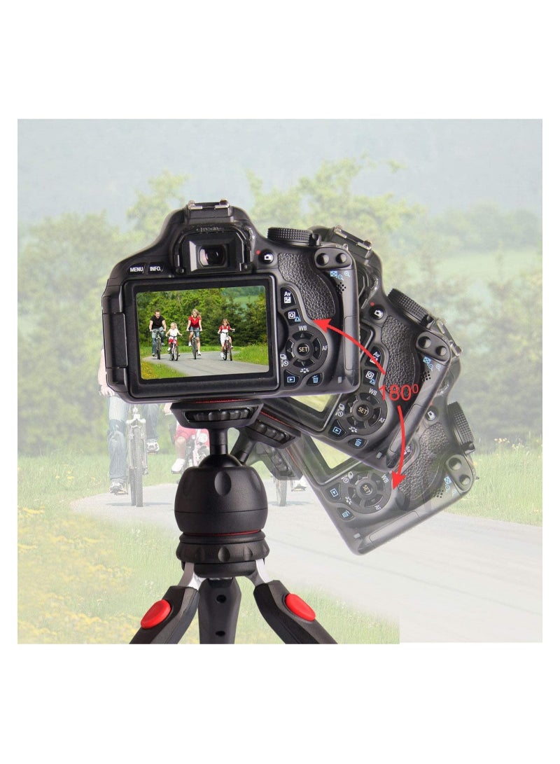 ELTRAZONE Premium Flexible Phone Tripod with Wireless Remote, Mini Tripod Stand for Camera GoPro/Mobile  - Image 4