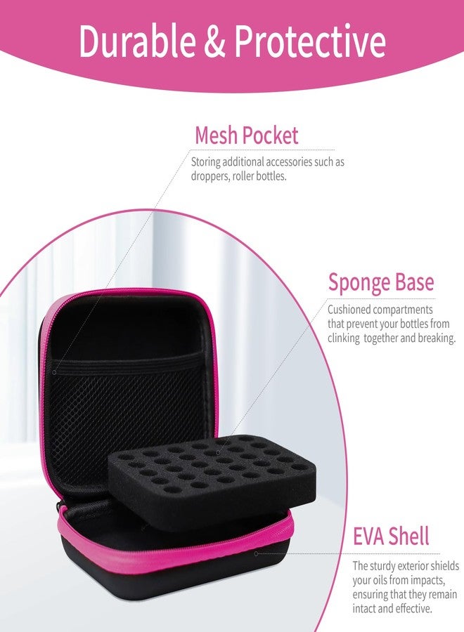 ZORETCO Essential Oil Storage Holder Organizer Carrying Case, Essential Oils Box Holds 30 Bottles 1ml- 3ml Bottle Travel Storage Organizer Bag for doTERRA & Young Living (Box Only) - Image 5