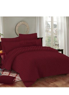 EXPRESS BEDSHEETS King Size Cotton Bedding Set – 3 Pieces (1 Flat Sheet, 2 Pillowcases), Luxurious, Modern & Breathable 100% Cotton Cover Set  - Image 1
