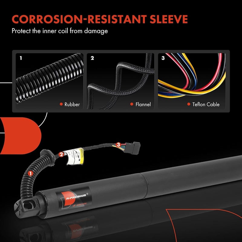 A-Premium Power Hatch Lift Support for Ford Explorer Police Interceptor Utility 2015 - Rear Left Driver Side - Image 5