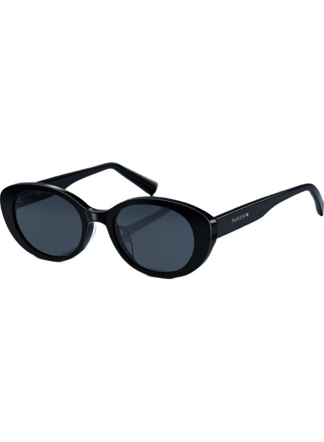 PARZIN (Parzin) Sunglasses Women Fan Chengcheng Same Style Retro Cat Eye Small Frame Makeup Glasses Men Sunscreen Driving Sunglasses 7785 - Image 1