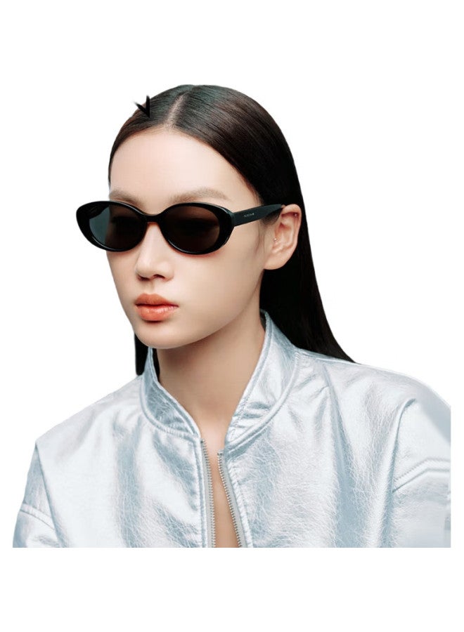PARZIN (Parzin) Sunglasses Women Fan Chengcheng Same Style Retro Cat Eye Small Frame Makeup Glasses Men Sunscreen Driving Sunglasses 7785 - Image 2