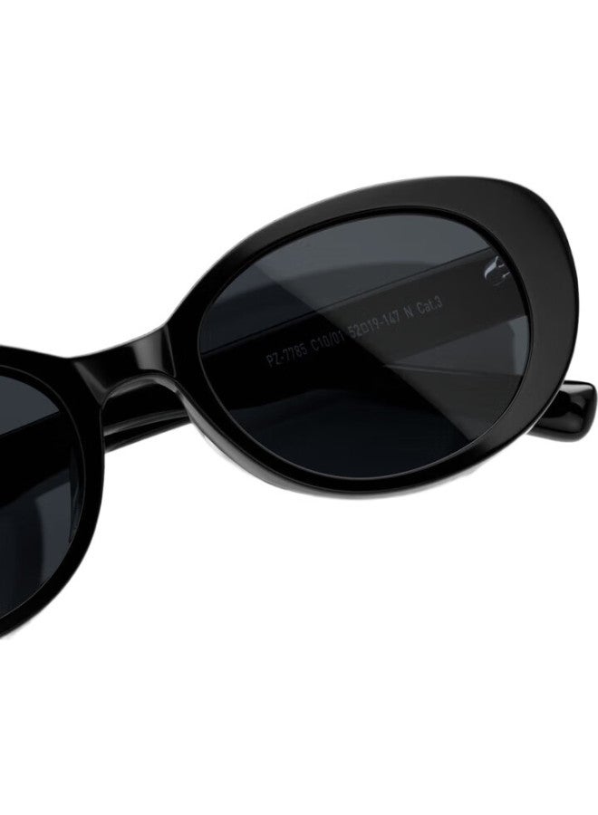 PARZIN (Parzin) Sunglasses Women Fan Chengcheng Same Style Retro Cat Eye Small Frame Makeup Glasses Men Sunscreen Driving Sunglasses 7785 - Image 3