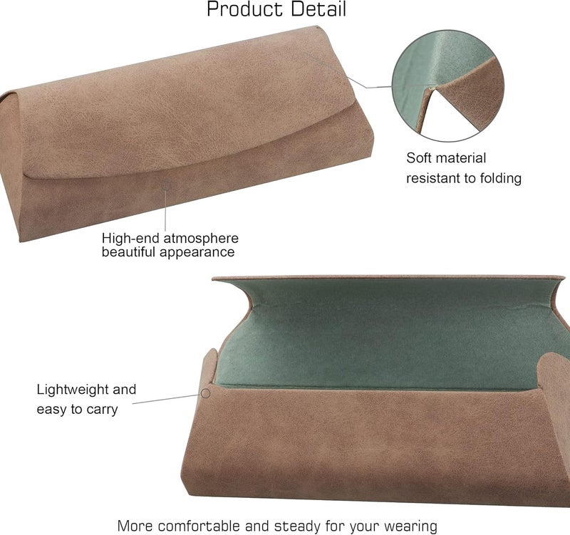 VisionGlobal Hard Shell Eyeglass Case for Eyeglasses and Sunglasses for Men/Women and Kids - Image 2