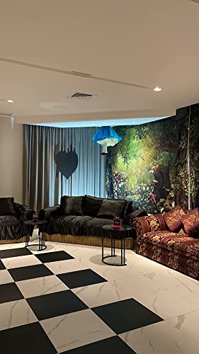 Leowefowa 10x6.5ft Vinyl Birthday Backdrop Fairytale Jungle Forest Backdrop Mushroom Baby Shower Photo Background for Party Photo Shoots Newborn Baby Kids Children Studio Props Photography Backdrops - Image 5