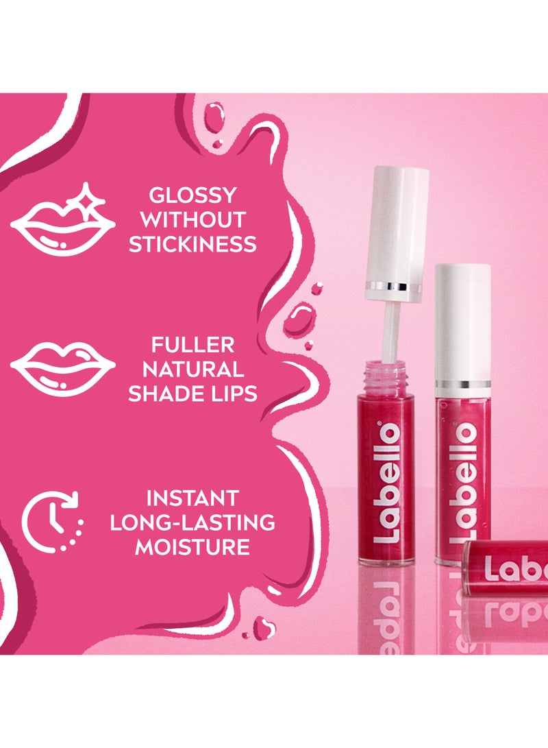 Labello Lip Oil Moisturising Care Pink Rock 5.5ml - Image 3