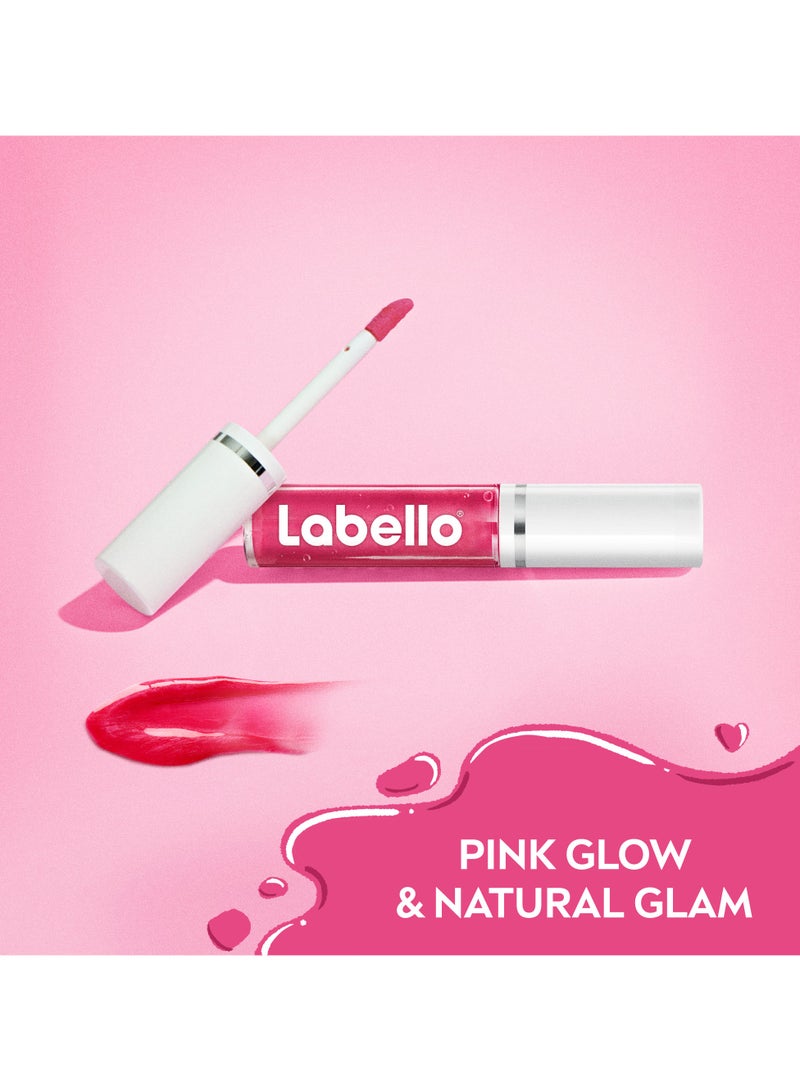 Labello Lip Oil Moisturising Care Pink Rock 5.5ml - Image 4