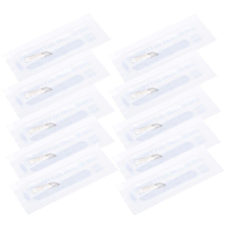 Microblading Pen Needle Disposable High Precise Steel - Fast Coloring Low Skin Damage Eyebrow Needle Blades for Beginner Eyebrow Tattoo & Makeup - Image 5