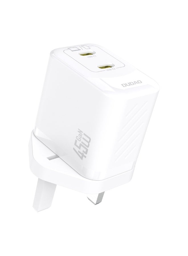 DUDAO A28PUK-W PD45W USB-C+C CHARGER ONLY - Image 1