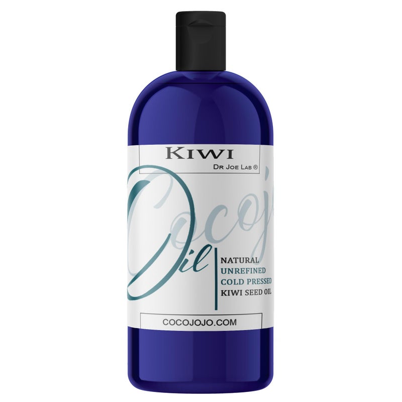Dr Joe Lab Kiwi Seed Oil 32 oz Pure Natural Cold Pressed Unrefined Extra Virgin Kiwi Oil - for Hair Skin Body Nail and Beard - Moisturizing, Soothing, Hydrating, & Nourishing - Image 1
