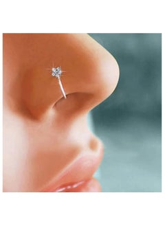 One Piece Ear Cuff Earrings Piercing nose Women Charming Non Piercing Cartilage Ear Clip Without Pierced Earrings Silver Color