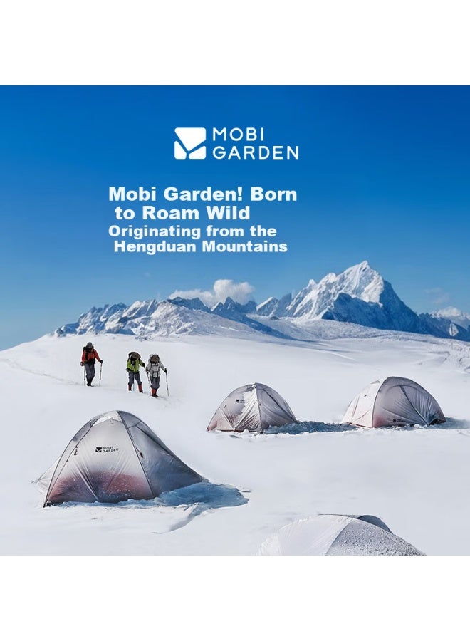 Mobigarden Cold Mountain Ul Outdoor Lightweight Camping Ultralight Hiking Double Tent Nx23561018 Snow Peak White - Image 1