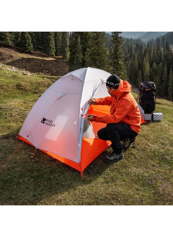 Mobigarden Cold Mountain Ul Outdoor Lightweight Camping Ultralight Hiking Double Tent Nx23561018 Snow Peak White - Image 4