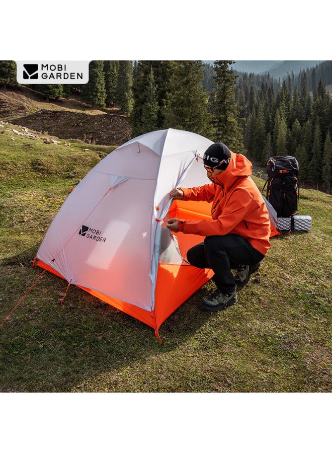 Mobigarden Cold Mountain Ul Outdoor Lightweight Camping Ultralight Hiking Double Tent Nx23561018 Snow Peak White - Image 5