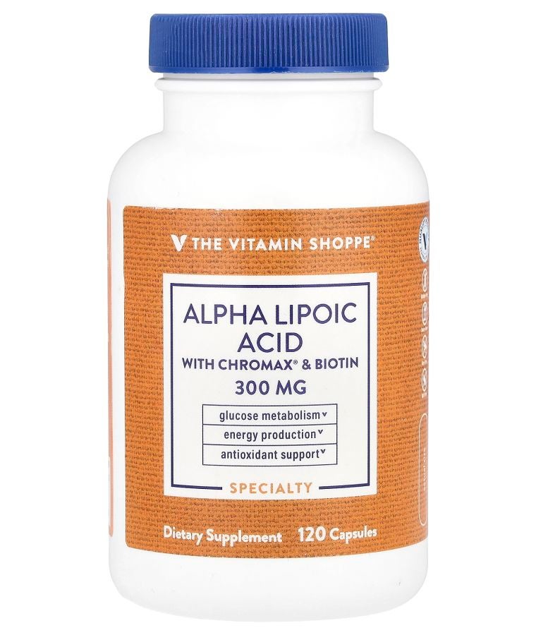 The Vitamin Shoppe Alpha Lipoic Acid With Chromax® & Biotin 120 Capsules