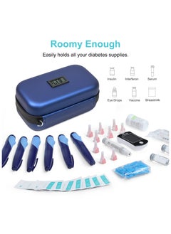 Chabeia Diabetic Insulin Cooler Travel Case - TSA Approved, 48-Hour Cooling with Thermometer Display & 2 Ice Packs  - Image 2