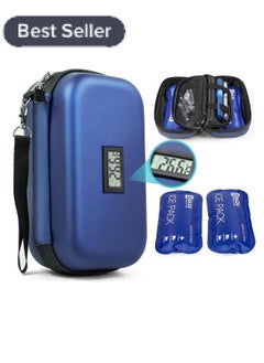 Chabeia Diabetic Insulin Cooler Travel Case - TSA Approved, 48-Hour Cooling with Thermometer Display & 2 Ice Packs  - Image 1