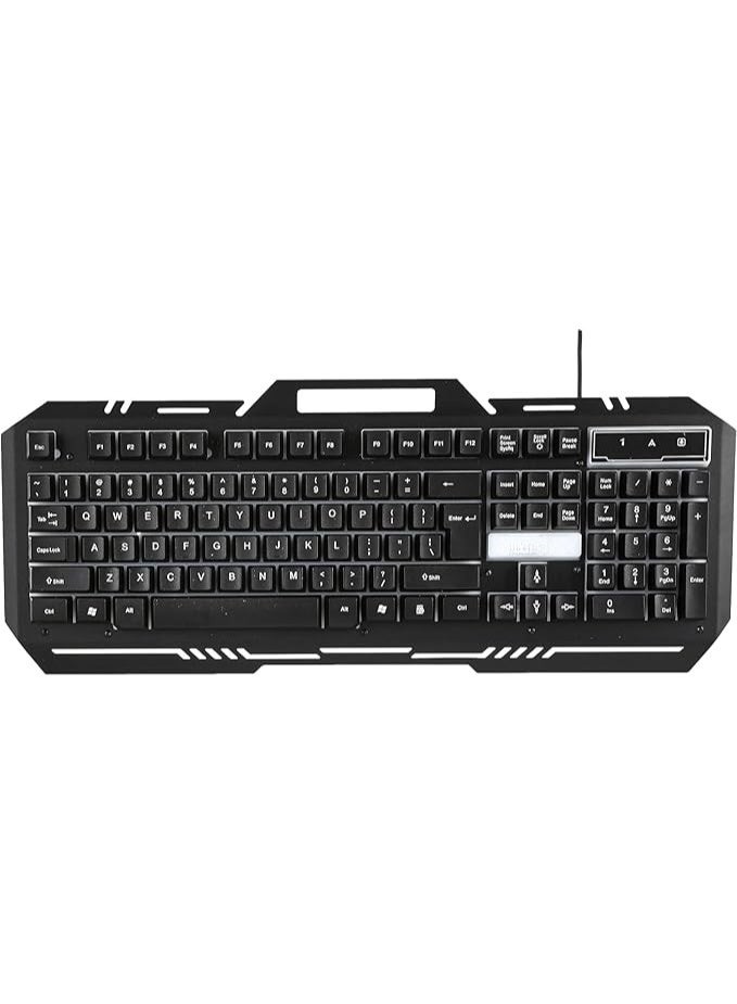 Gaming Keyboard and Mouse Combo, Wired RGB Backlit, KM-K77, Black – for PC and Laptop  - Image 2