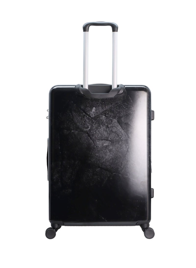Discovery - Discovery Stone ABS Hard Shell Suitcase Set Black, Durable Lightweight Travel Luggage, 4 Double Wheel 3pcs Trolley Bag with TSA Combination Lock (20+24+28 Inch). - Image 1