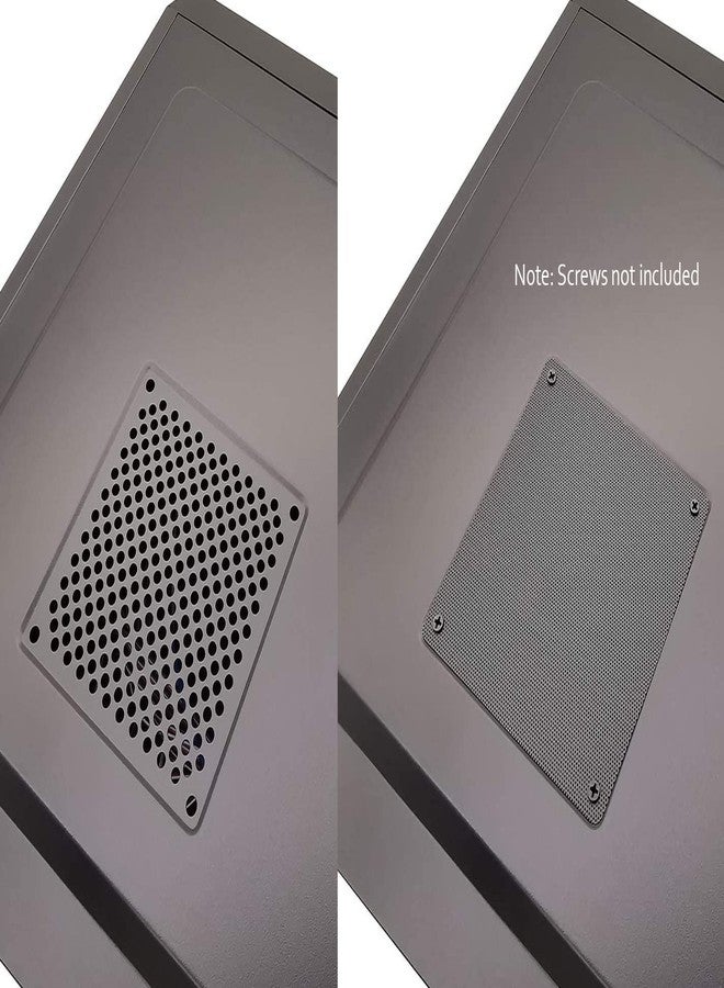 VIP GADGETS 80mm 8cm PVC PC Cooler Fan Dust Filter Case Cover Computer Mesh Black(80mm, 10 Pc Pack) - Image 3