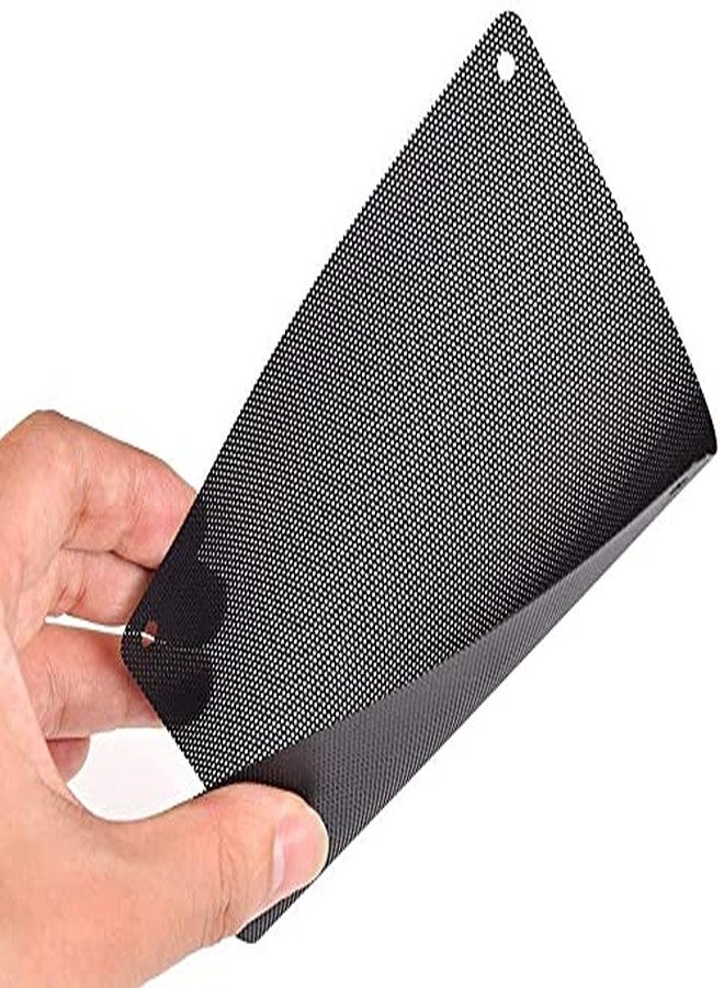 VIP GADGETS 80mm 8cm PVC PC Cooler Fan Dust Filter Case Cover Computer Mesh Black(80mm, 10 Pc Pack) - Image 4