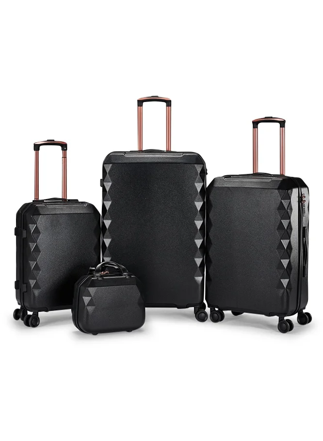 Limra Luggage set 4 pieces travel Bags with a distinctive design from limra Black