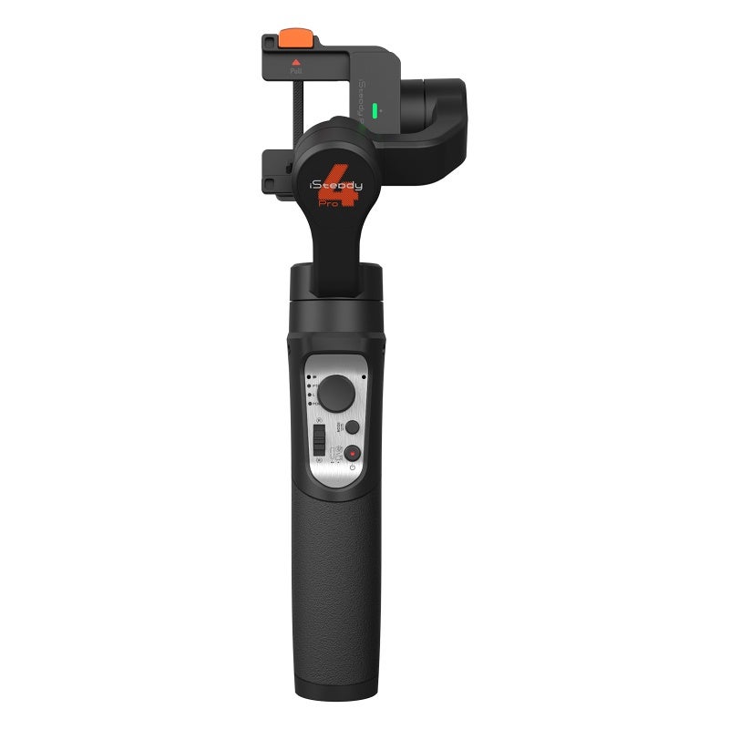 Smart Stabilizer Black 3-Axis Brushless Motor Smart Stability Augmentation - 600° Pan Axis Cinematic Effects Motion Timelapse Gimbal Stabilizer for Sports Camera Vlog Recording Outdoor Use - Image 1