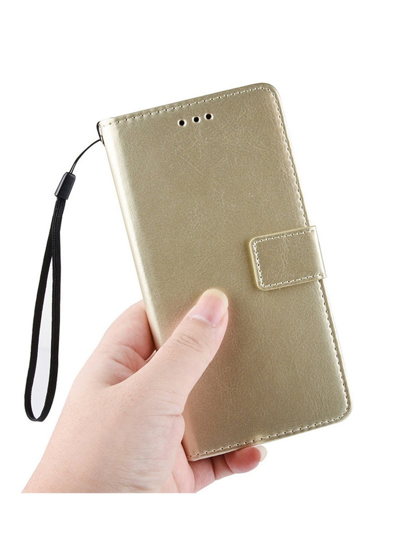 Tecno Camon 20 Pro 5G/CK8n Case Cover Soft Quality Leather Flip Folio Wallet With Card Slots Holder Stand Back Cover Drop-Proof Shock-Proof Protective Cell Phone Back Accessories Protection  - Image 3