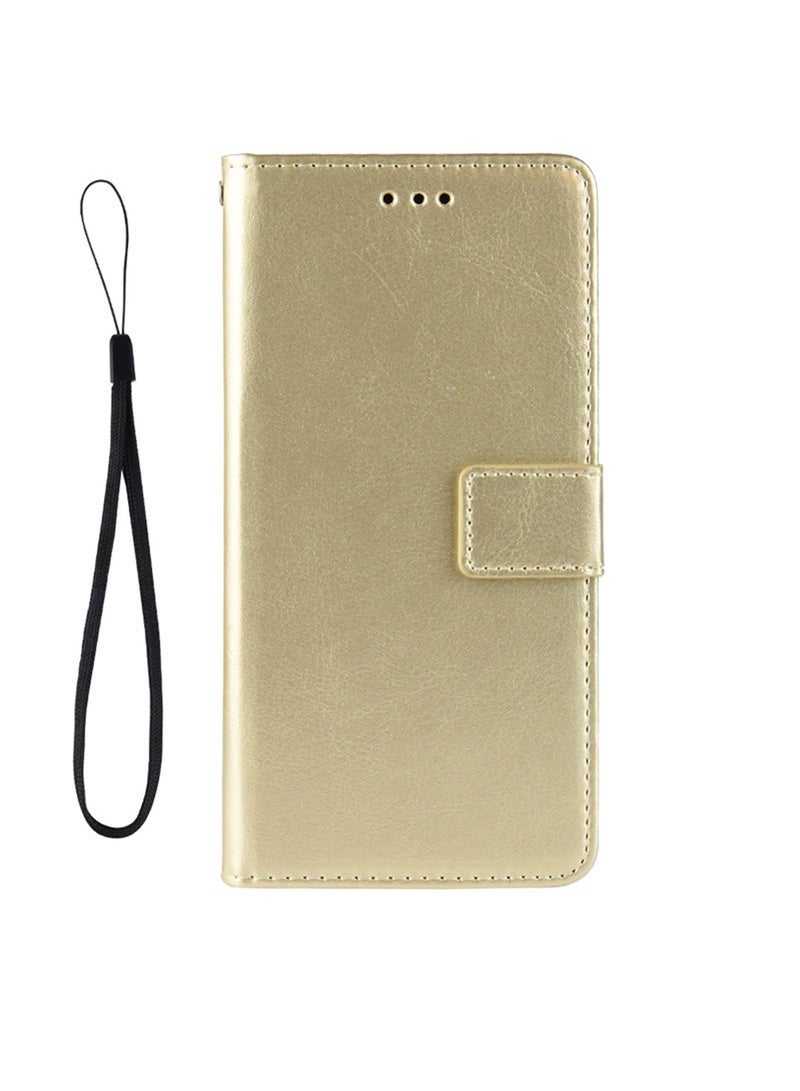 Tecno Camon 20 Pro 5G/CK8n Case Cover Soft Quality Leather Flip Folio Wallet With Card Slots Holder Stand Back Cover Drop-Proof Shock-Proof Protective Cell Phone Back Accessories Protection  - Image 1